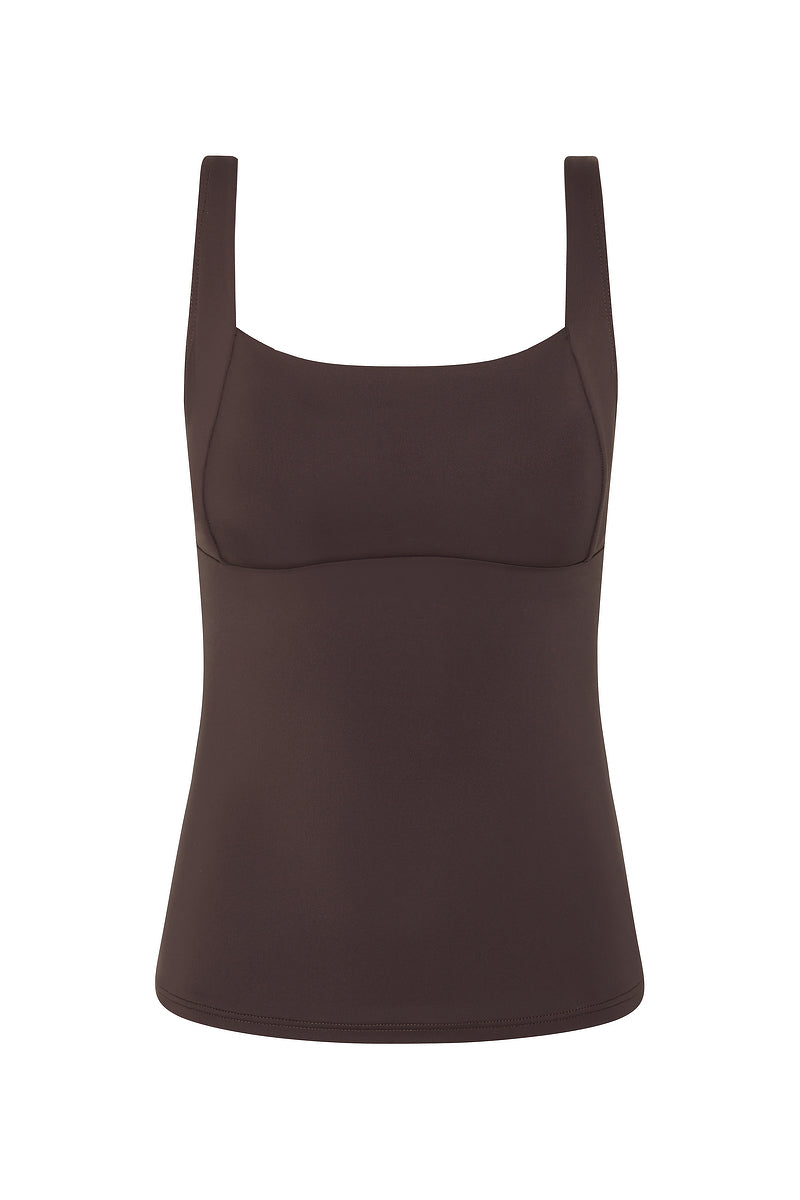 Chocolate Brown Inez 2 Piece Swim Set