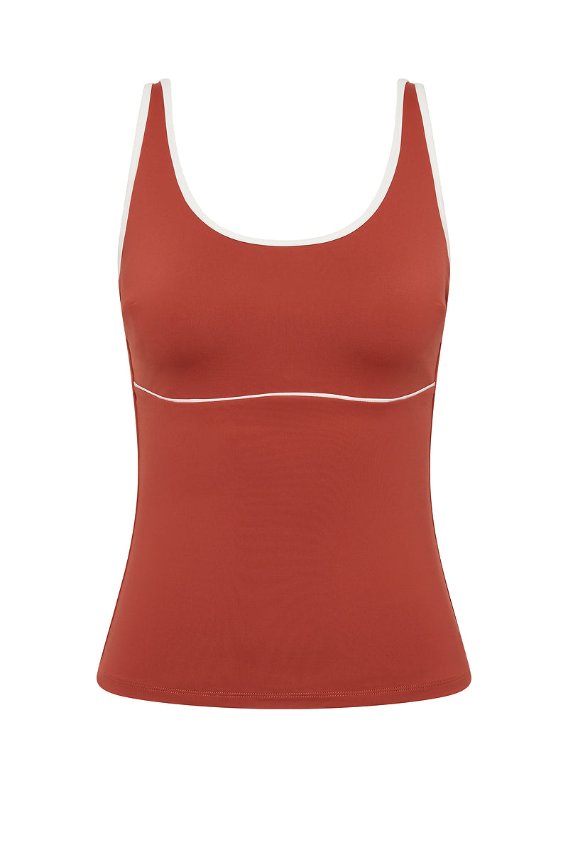 BURNT BRICK MYA 2 PIECE SWIM SET