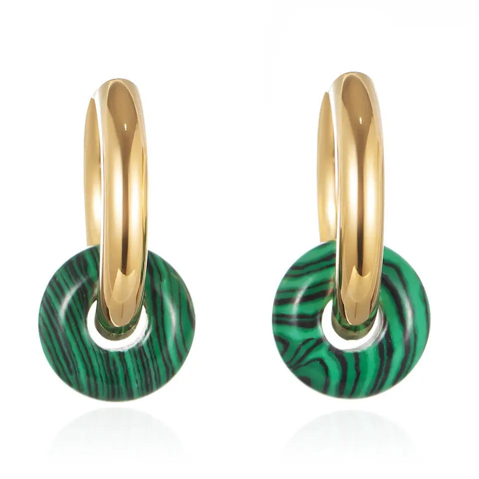 ALIA GOLD HOOP EARRINGS