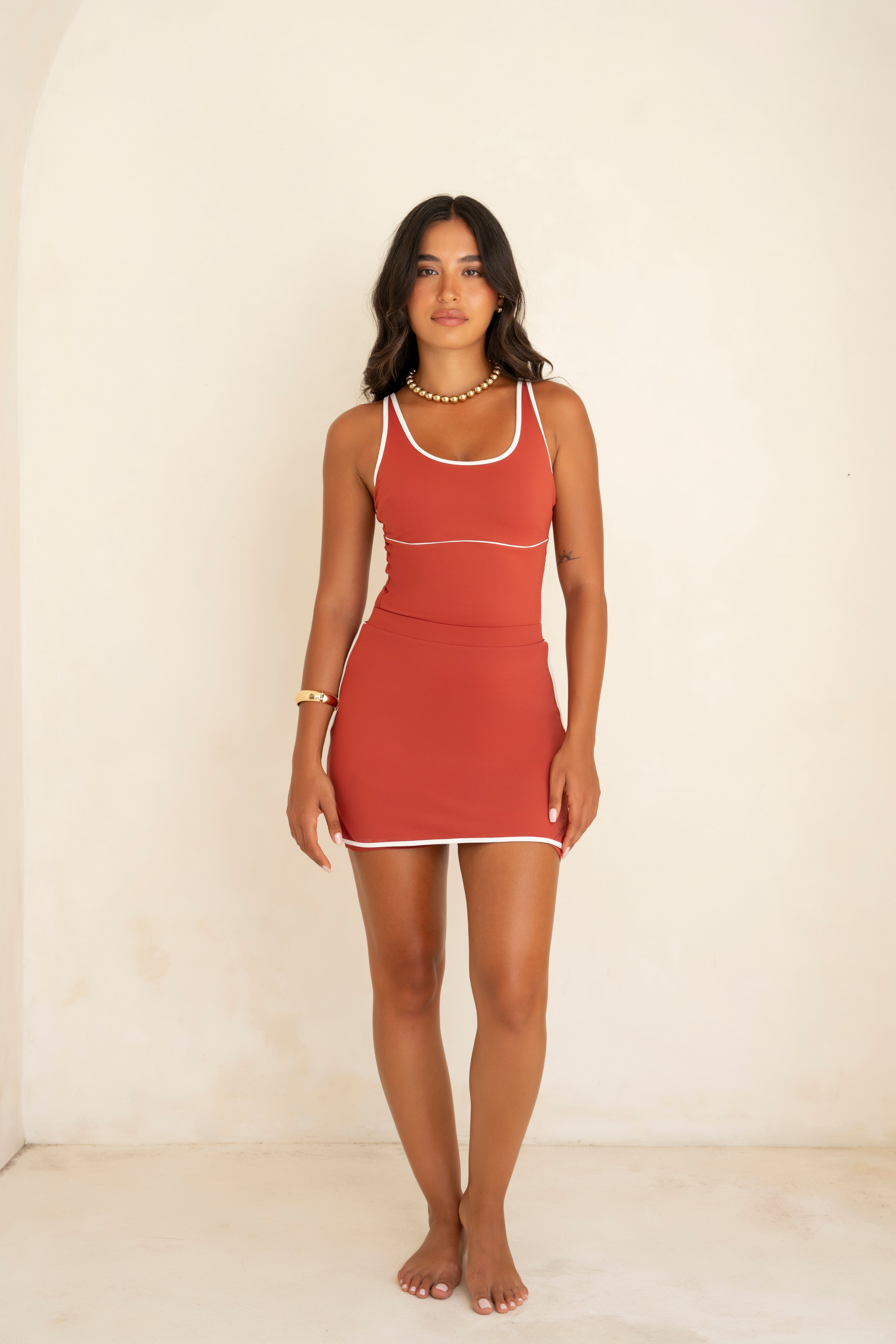 Burnt Brick Mya Swim Tankini