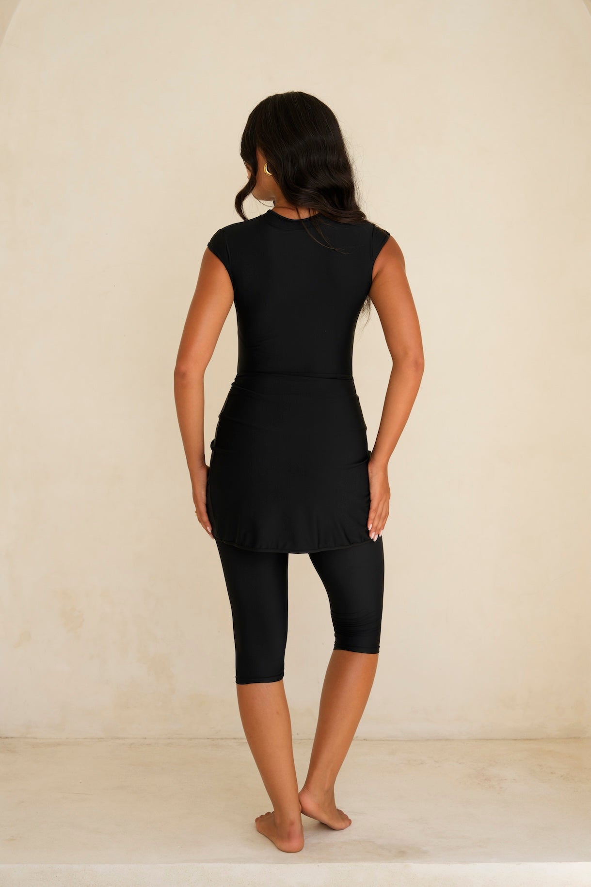 Black Serena 3 Piece Swim Set