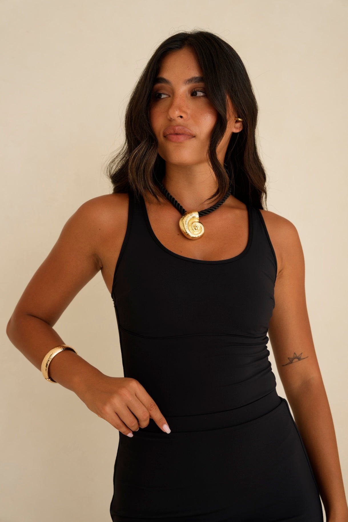 Black Mya Swim Tankini