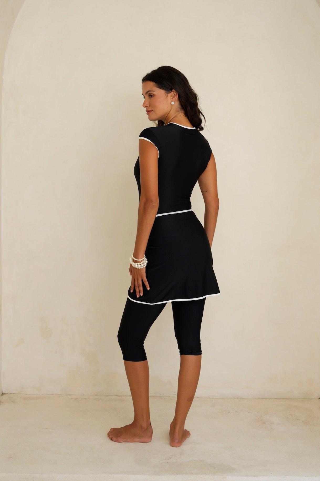 Classic Black Serena 3 Piece Swim Set