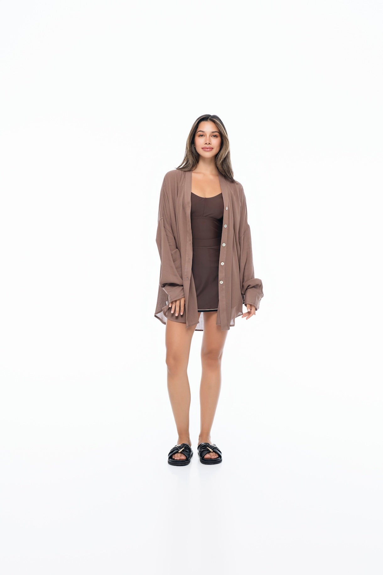 Tan Brown Elira Tunic