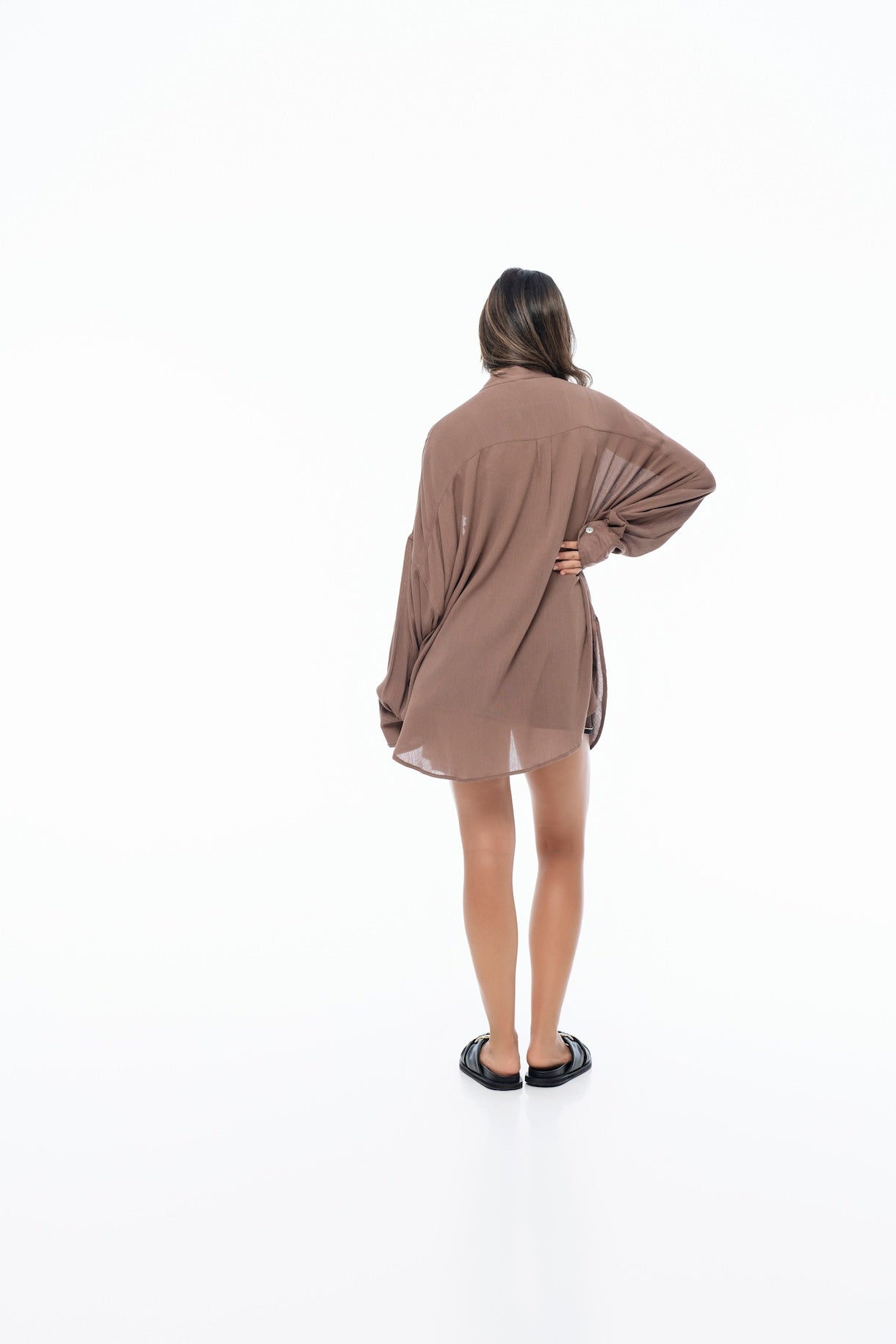 Tan Brown Elira Tunic