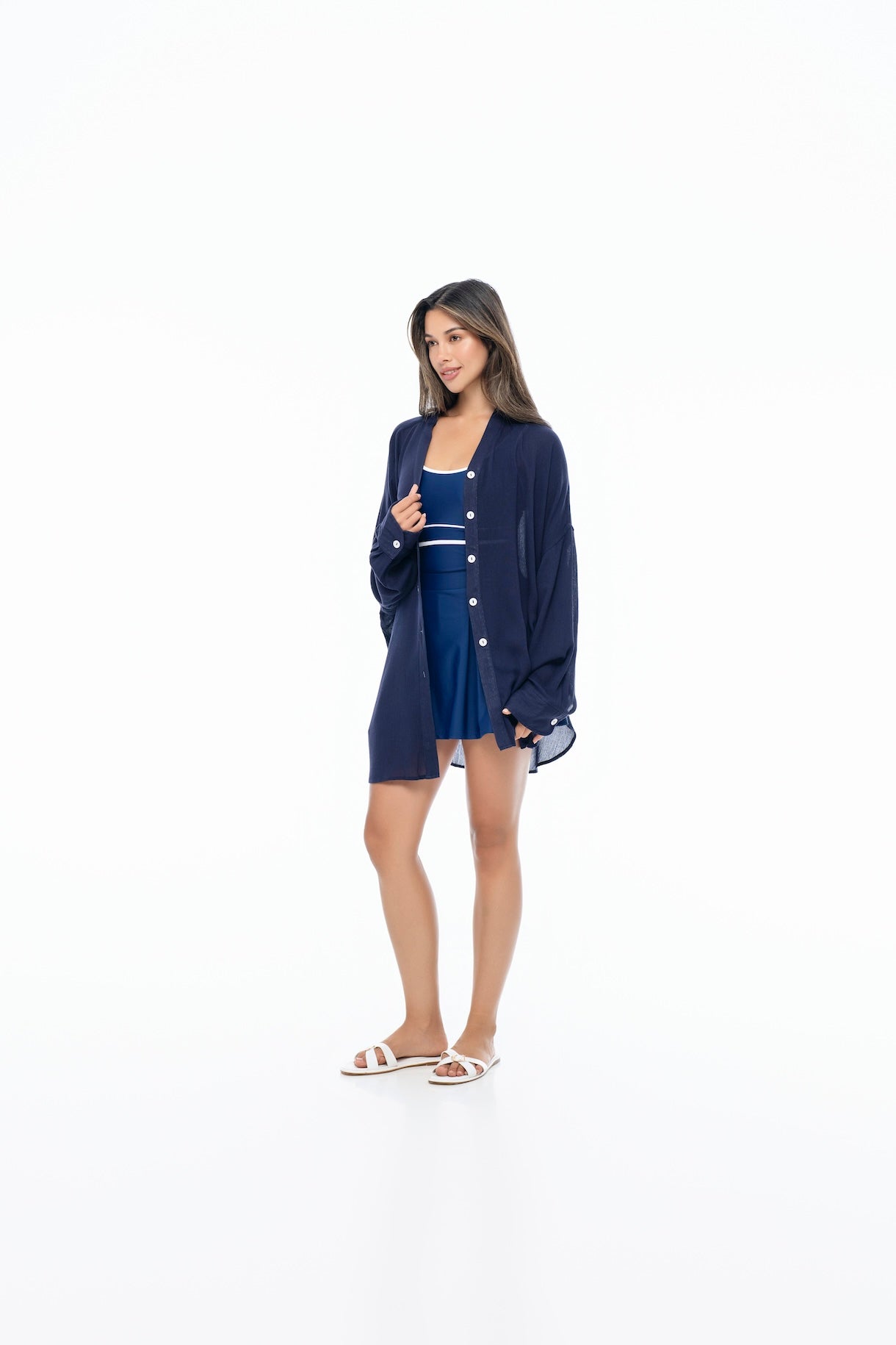 Navy Blue Elira Tunic