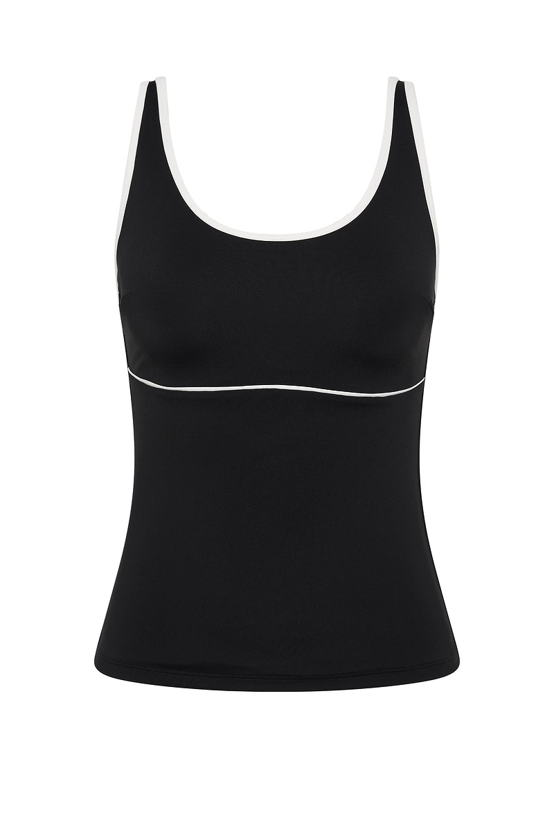 CLASSIC BLACK MYA SWIM TANKINI
