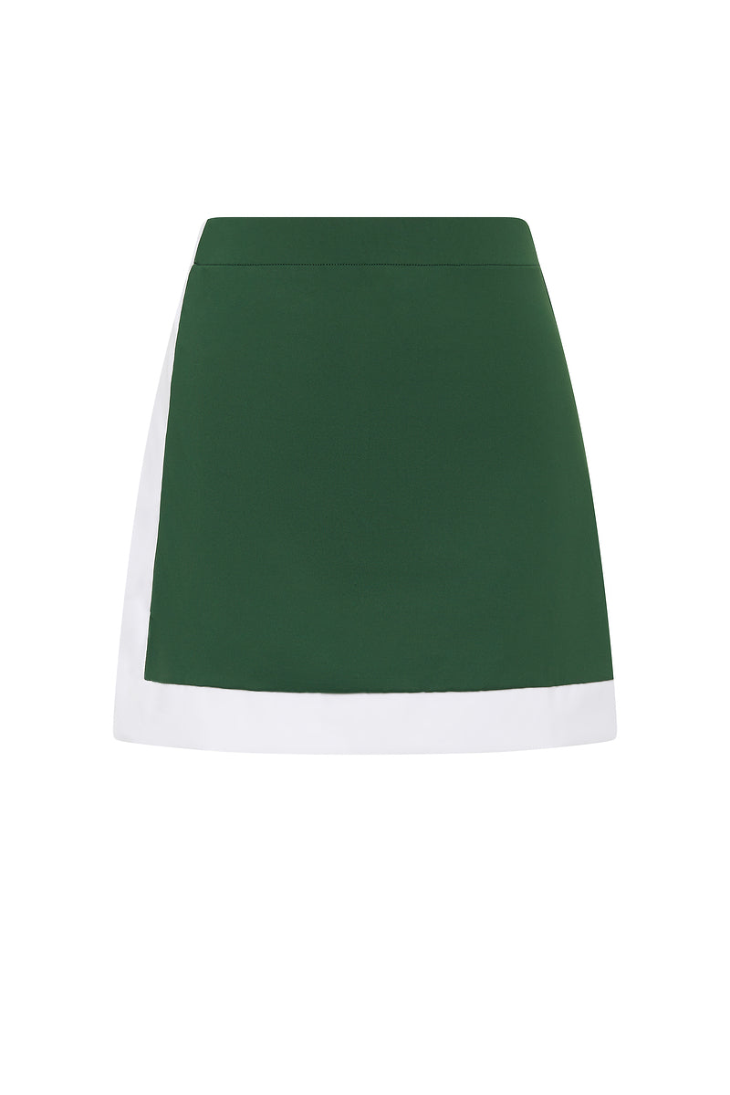 EMERALD GREEN INEZ SWIM SKIRT