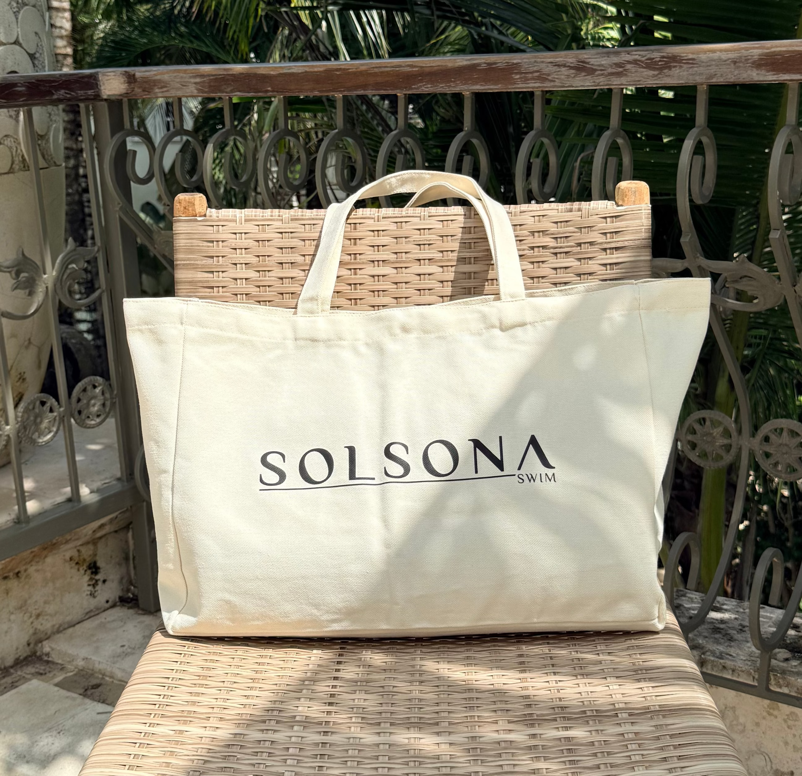 Beach Tote Bag | Canvas