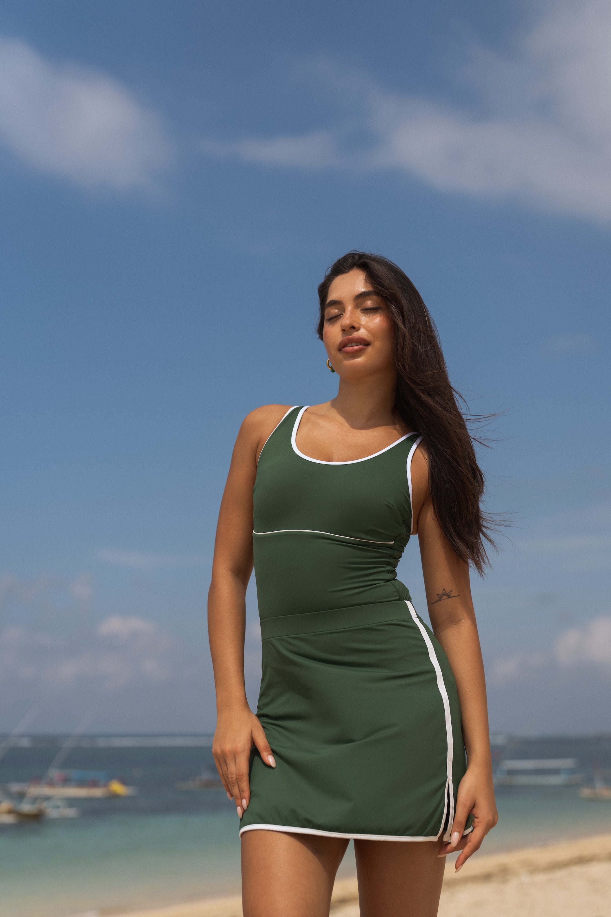 EMERALD GREEN MYA 2 PIECE SWIM SET